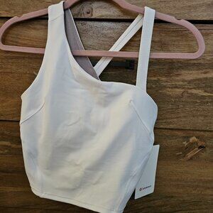 NWT lululemon tennis tank white size 6